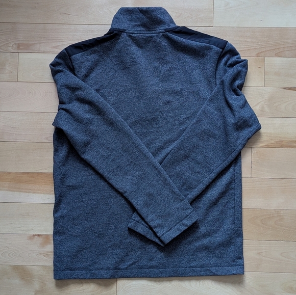 Michael Kors Charcoal Gray Quarter Zip-Up Sweater | Men’s Knit Cardigan - Picture 2 of 5